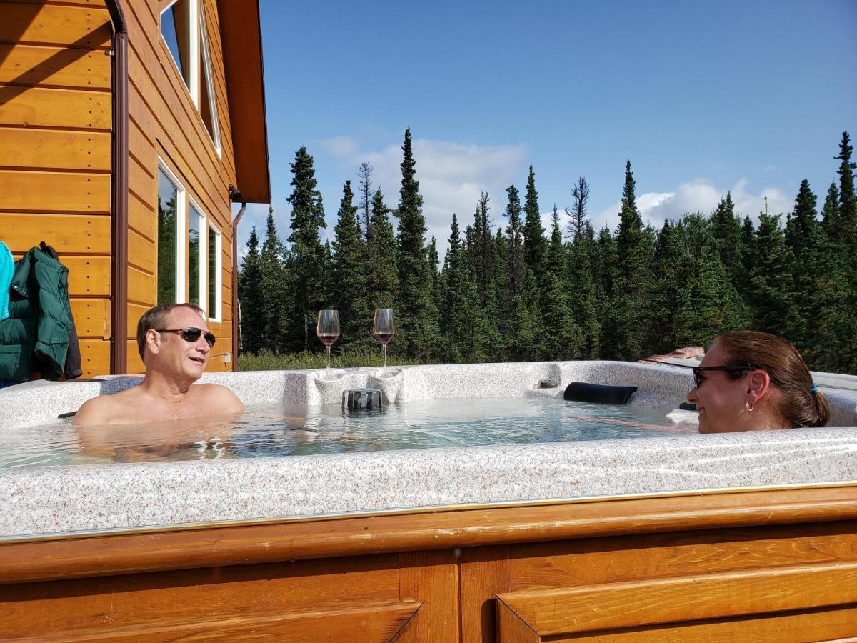 Denali Wild Stay - Bear Cabin With Hot Tub And Free Wifi, Private, Sleep 6 Healy Kültér fotó